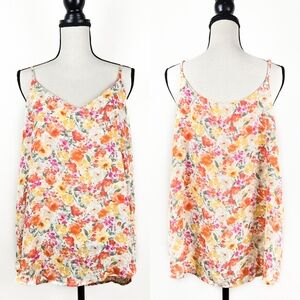 NWT Perch by Blu Pepper Orange Floral Cami